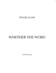 Whether the Word SATB choral sheet music cover
